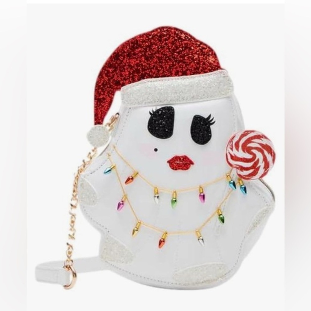 NWT Betsey Johnson Women's Want is Boo Crossbody, White